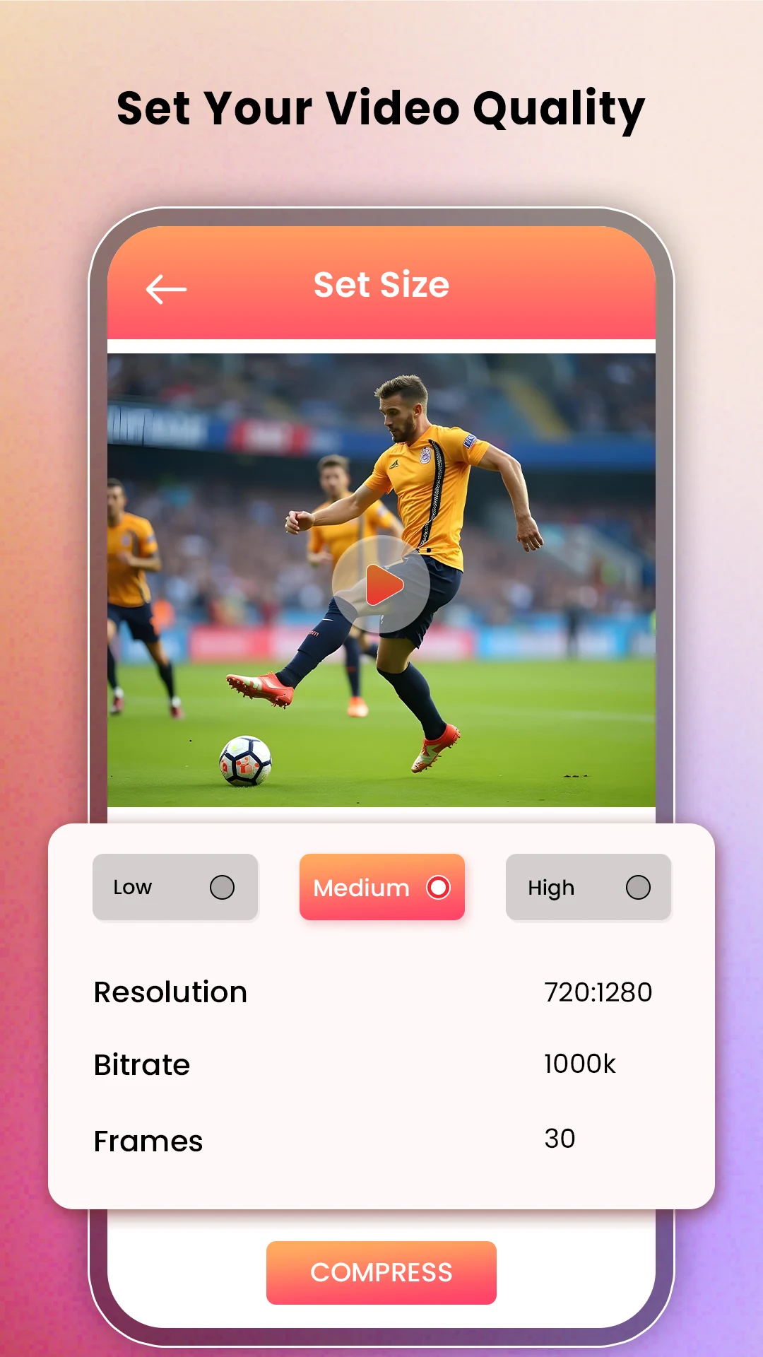 Video Compressor– Resize Video screenshot
